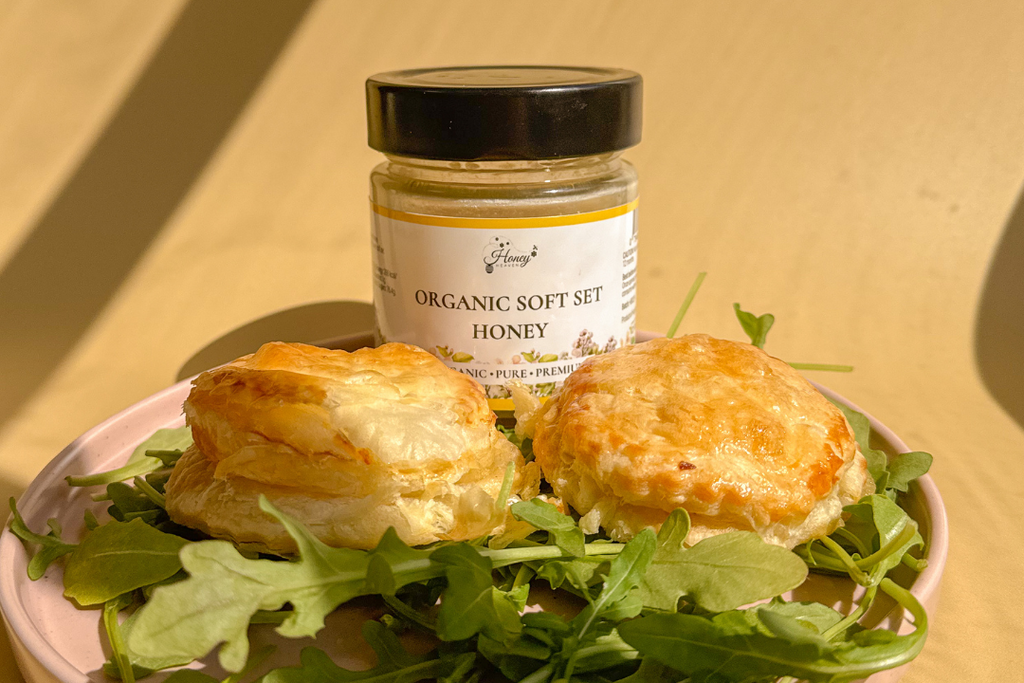 Halloumi and Honey Parcels