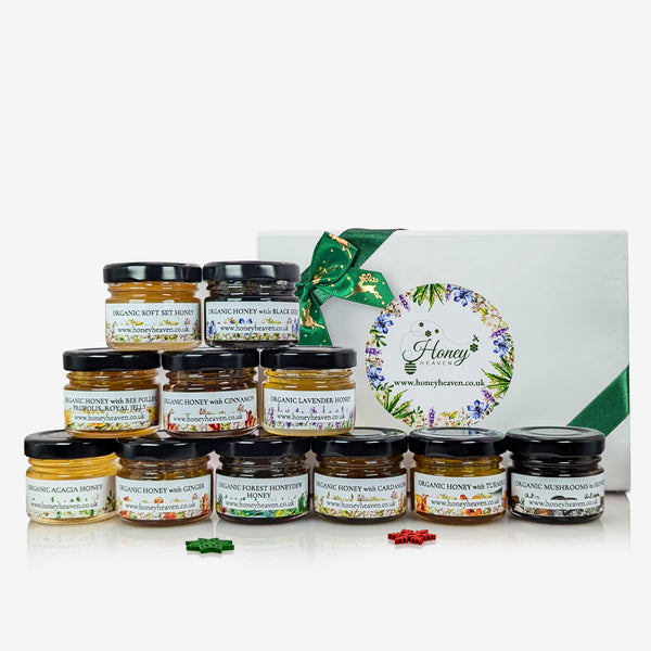 Great Organic Honey Collection Gift Set - 11 x 40g