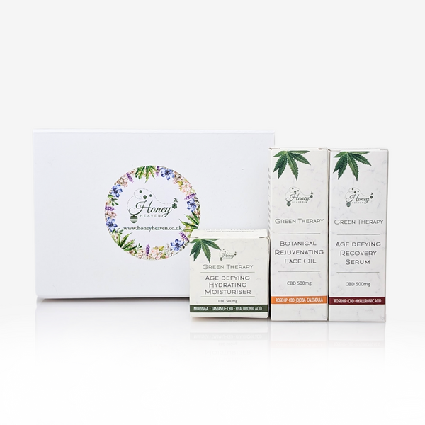 Green Therapy Age-Defying CBD Skincare Gift Set
