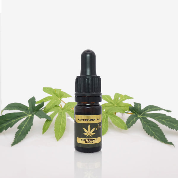 CBD Oil 5ml boosted with pure CBD DISTILLATE (10%)