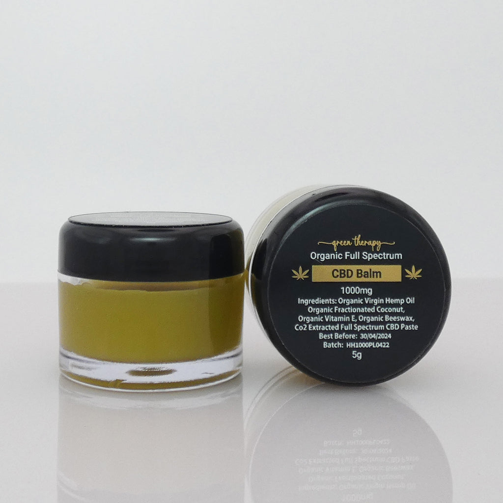 Full Spectrum CBD Mini Balm UK High Strength 1000mg-5g (CO2 extracted & Organic)-Honey Heaven
