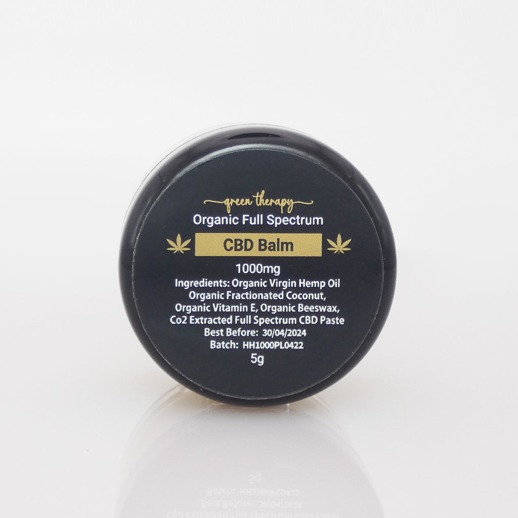 Full Spectrum CBD Mini Balm UK High Strength 1000mg-5g (CO2 extracted & Organic)-Honey Heaven
